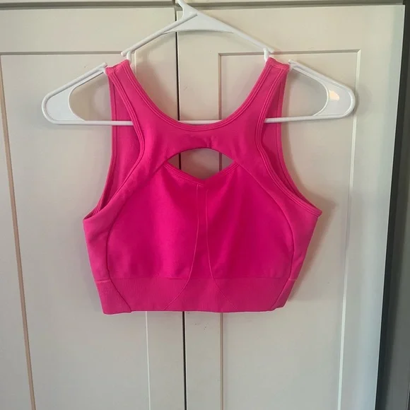 Buffbunny Women's Reversible Pink Sports Bra - Picture 2 of 3